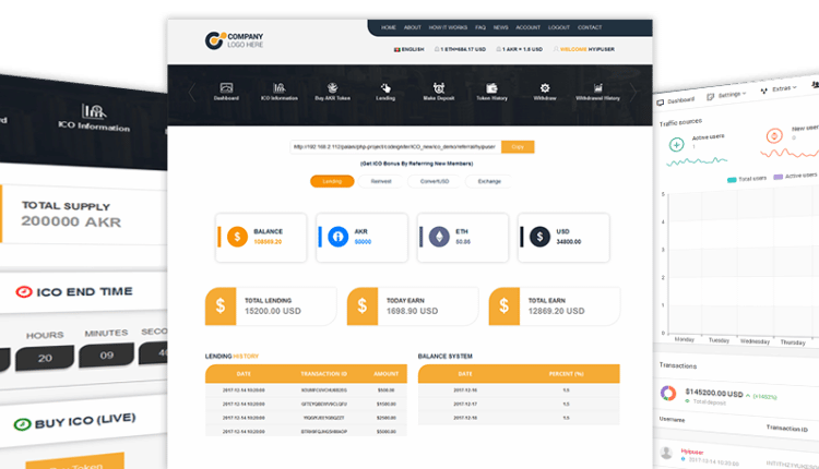 ICO software - Initial Coin Offering