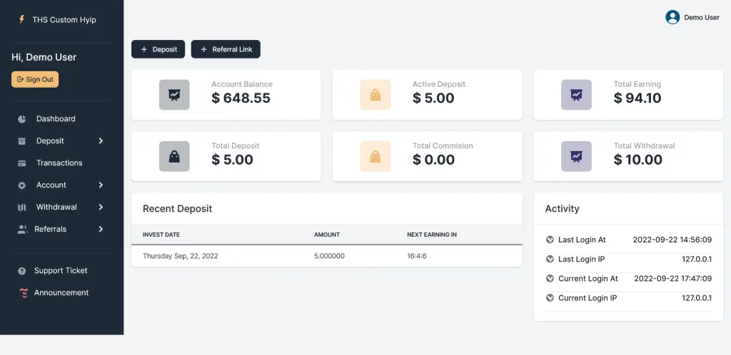 Ths Hyip Manager Script